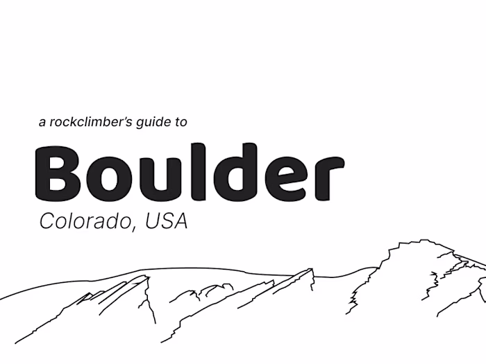 Landing page - climbing in Boulder, Colorado