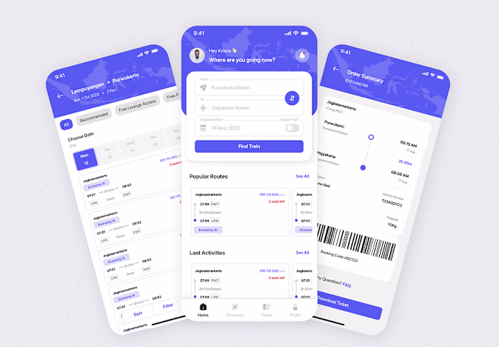 Travelen - Train Ticket Booking App