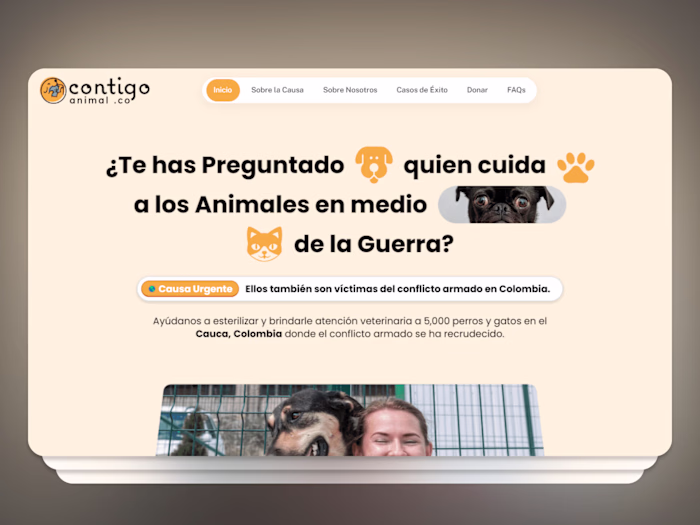 Contigo Animal Co. - Landing Page