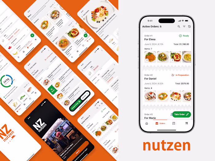 Nutzen — Food Management App Concept