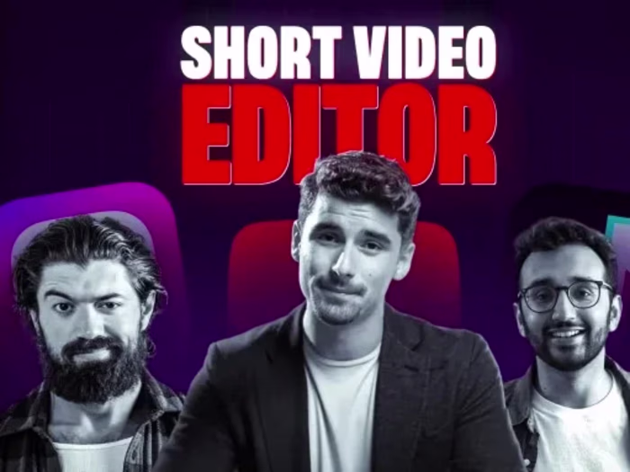 Short form video editing for social media