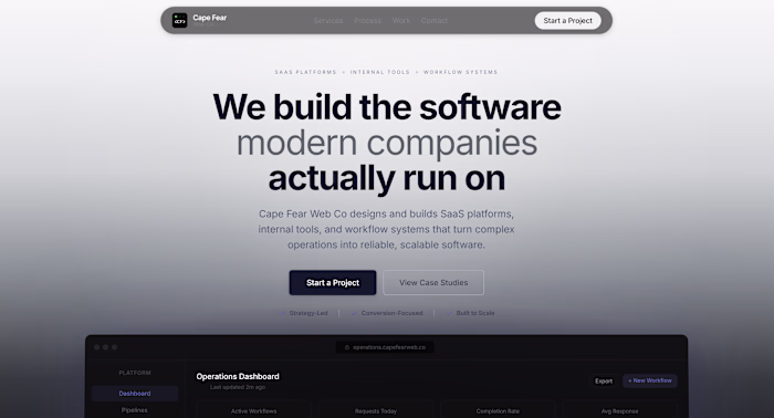 Designed and built a production