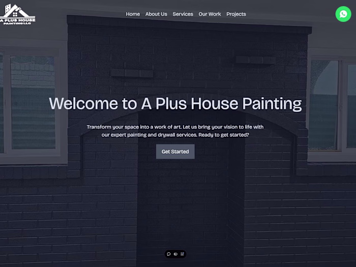 Website Development for A Plus House Painting LLC