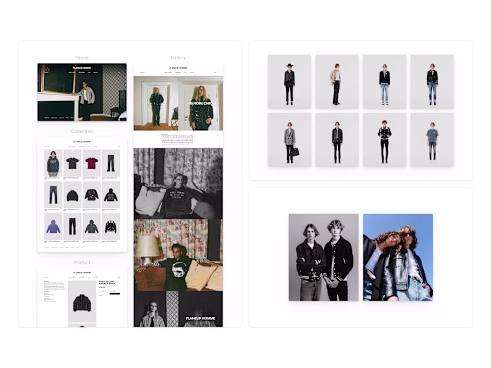 Flaneur Homme – Design, Collections & Shopify Website