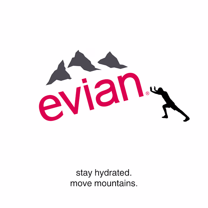 Evian - Social Media Ads