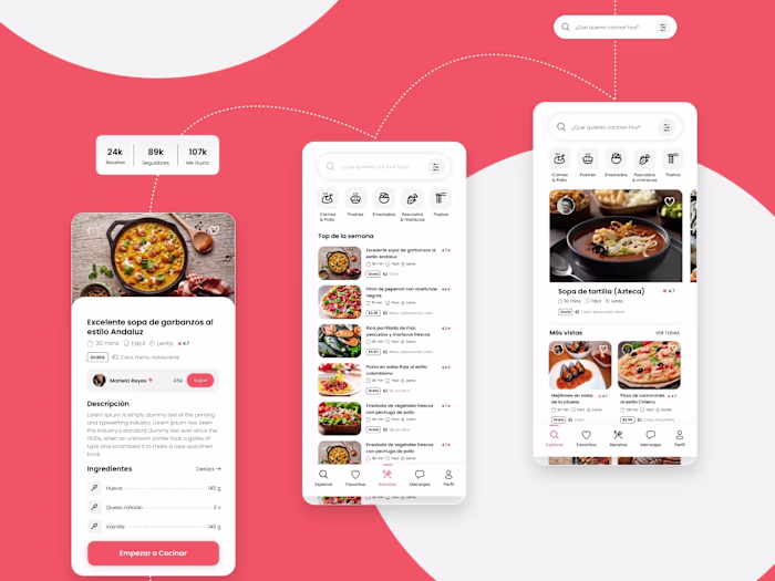 Recet Mobile App Design - Study