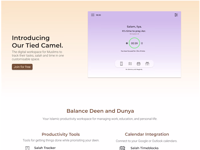 Co-Founder - Our Tied Camel