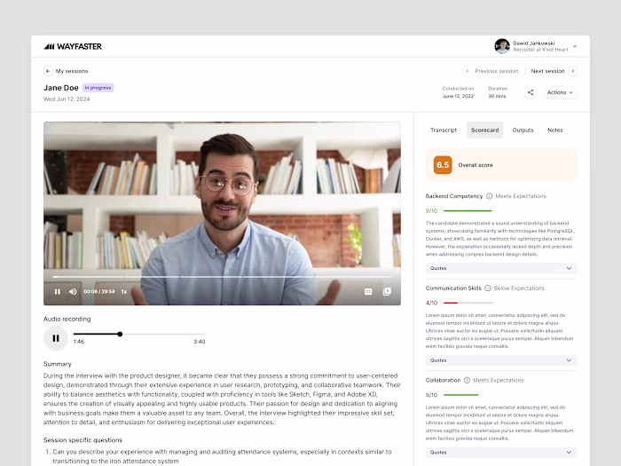 Wayfaster – From Vision to MVP for a $3M Hiring Tech Startup
