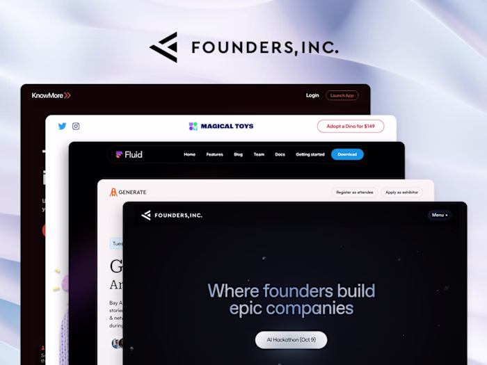 Development and Maintenance of Startup Studio with Framer