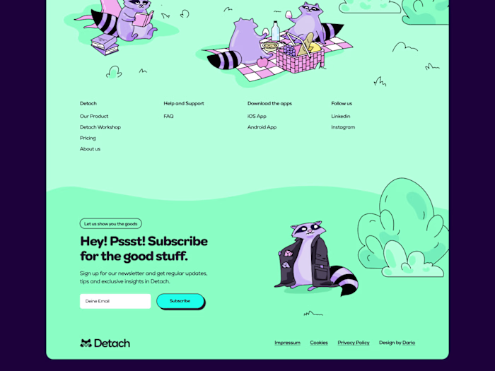 Looking back at some Detach