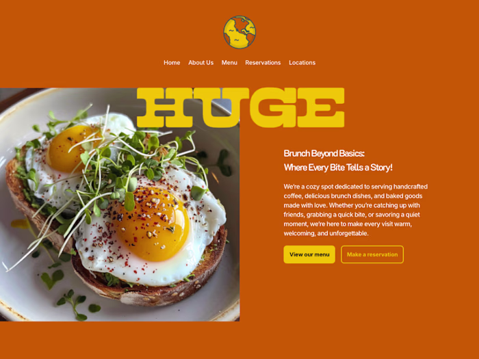 Framer: Cafe Website