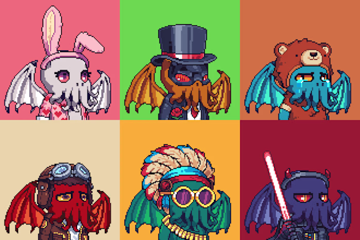 Fascinating NFT pixels!