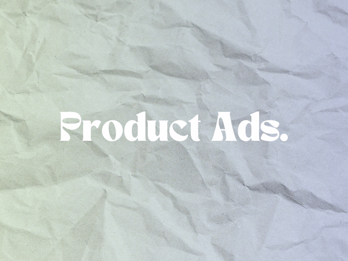 Product Ads Photograph