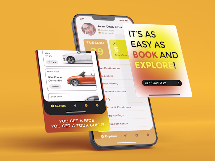 MOTOUR Mobile Application: Design Branding Report