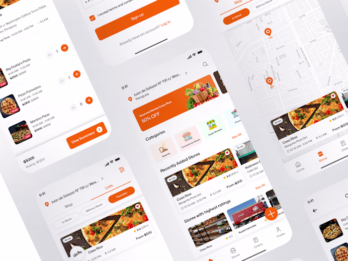 Food Delivery App UI/UX Design