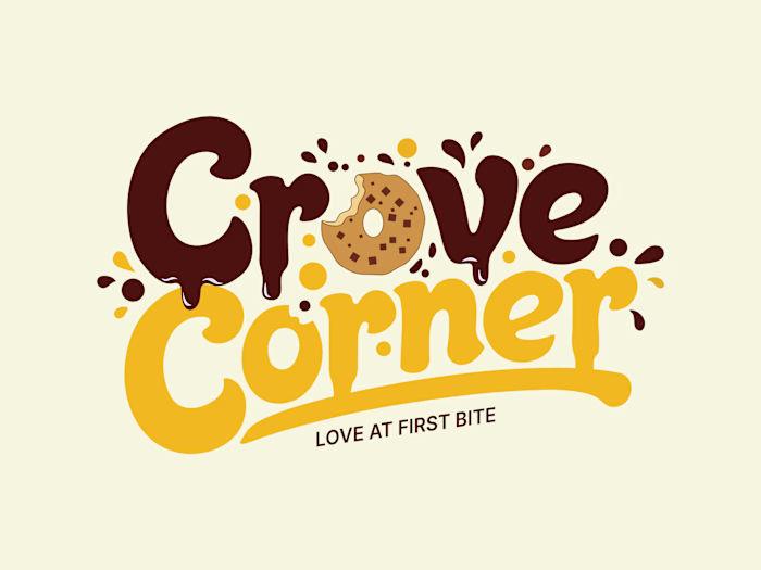 Crave Corner – Brand Identity for a Modern Dessert Cafe