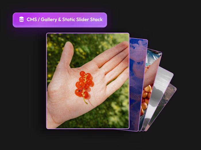 Sliding Stack Component for Framer