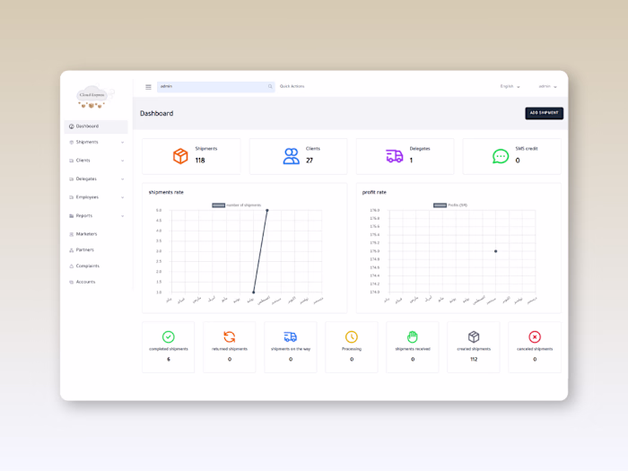 Cloud Express | Parcel Shipping System with Laravel & Vue.js 