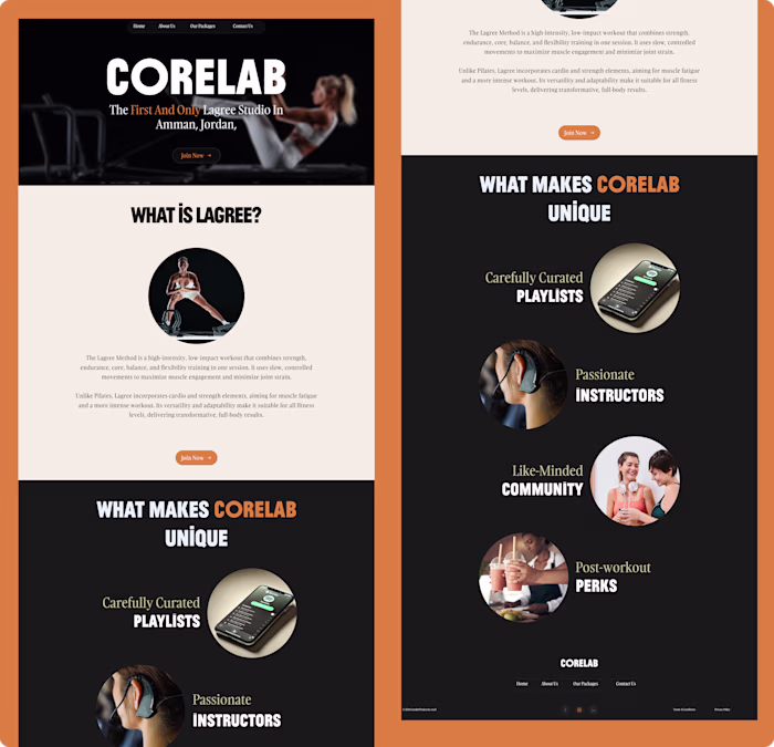CoreLab - Amman's Premier Lagree Fitness Studio