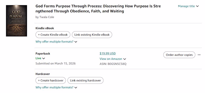 I format and publish professional