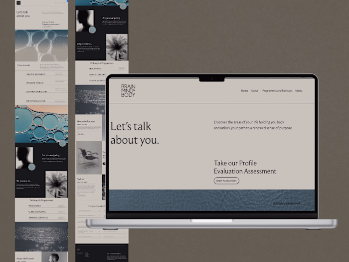 Custom Artistic Kajabi Website Design