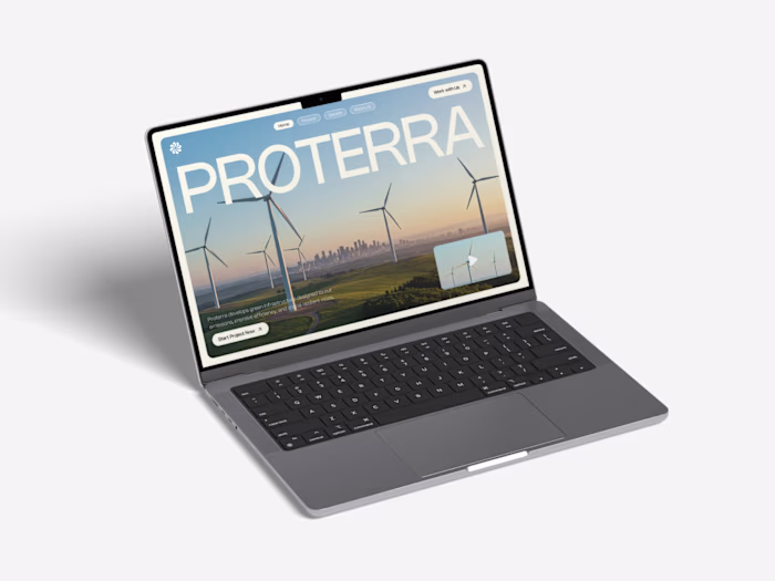 Introduce brand design for PROTERRA. A platform focused on s...
