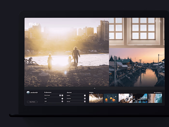 Envisioning new design of in-brand product, the Flickr Chrometab