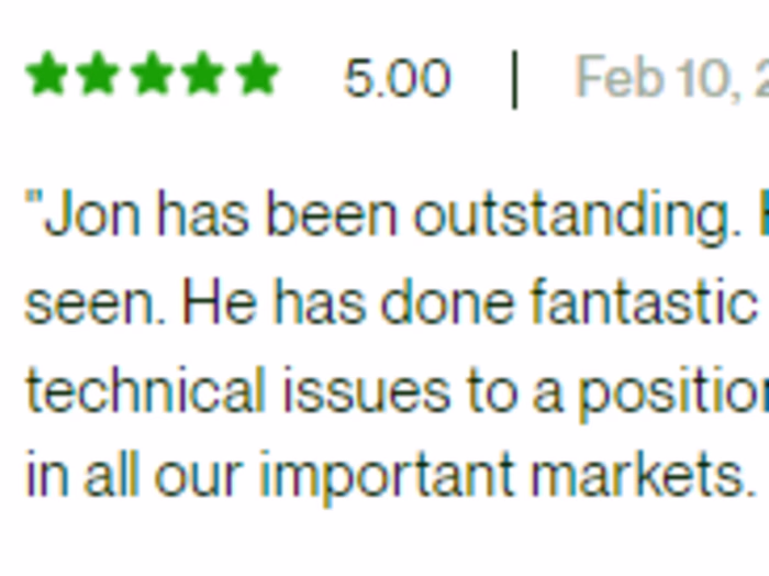 Domain Authority Success - Top Google Positions