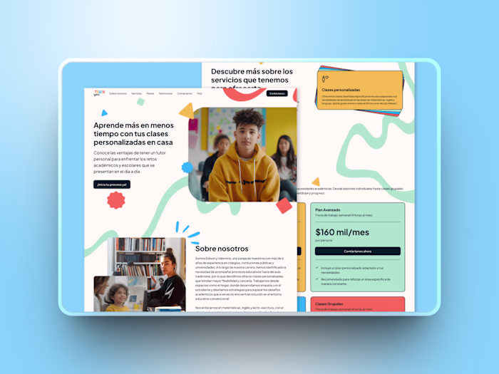 TeachYou Website Design and Development