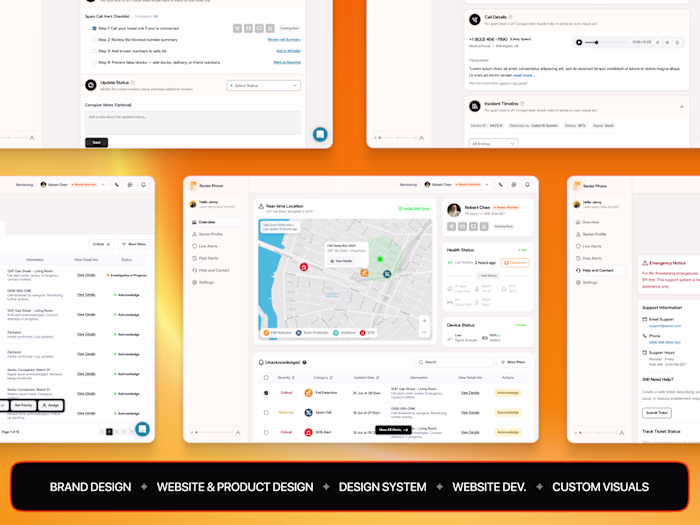 AI-Powered Phone & Caregiver Dashboard for Safer Senior Living