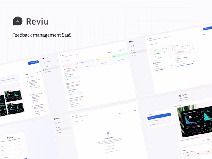Designing Reviu: Feedback Management SaaS