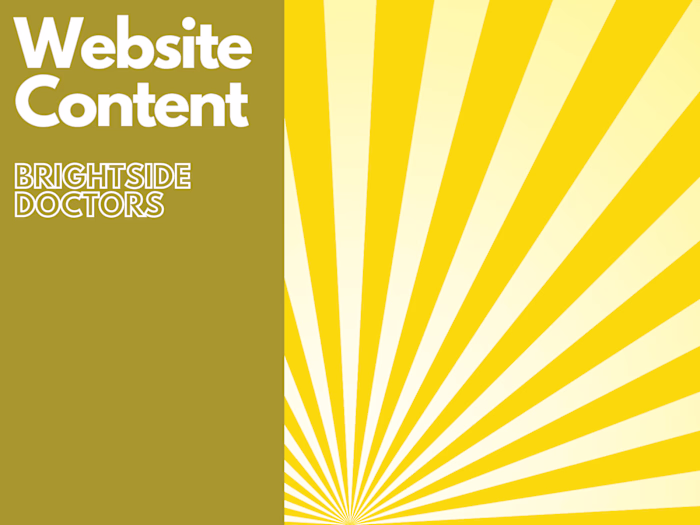 Website Copy | Brightside Doctors