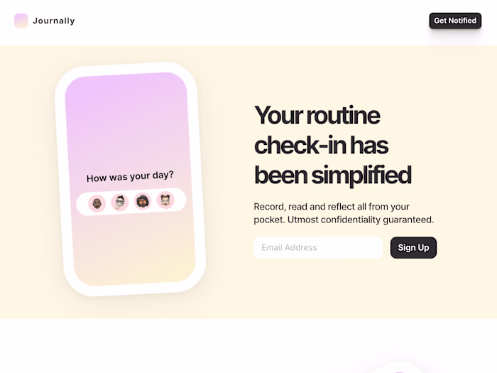 Framer App Landing page