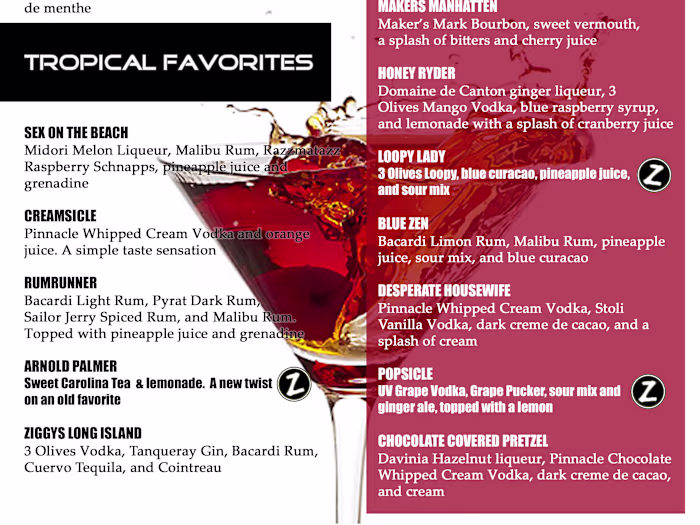 Menus