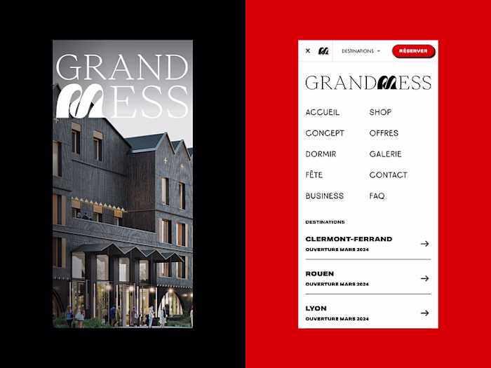GRAND MESS — Webdesign