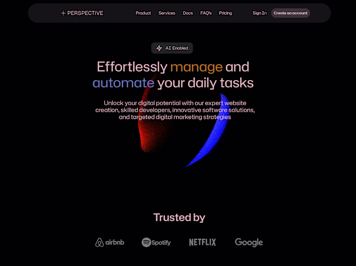 Startup Landing Page