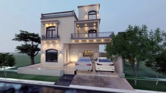 I will create architectural exterior design 3d realistic render…