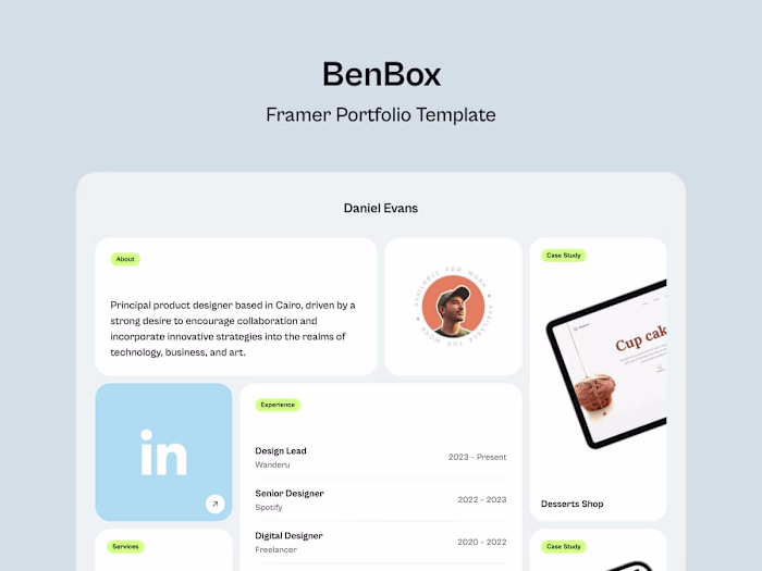 BenBox – Portfolio Website