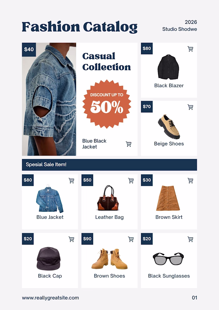 Product catalog design