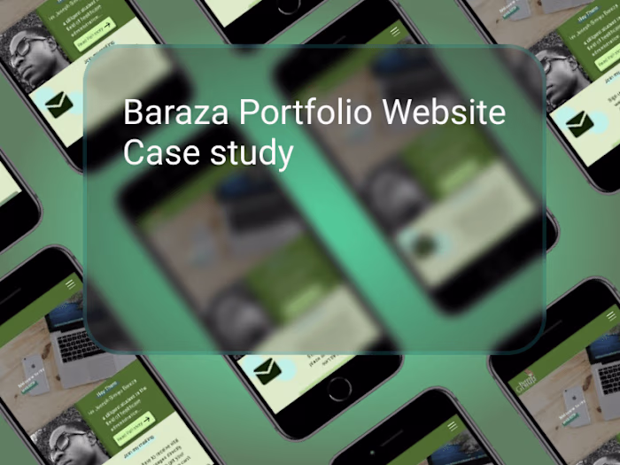 Baraza Inc portfolio ux/ui design case study