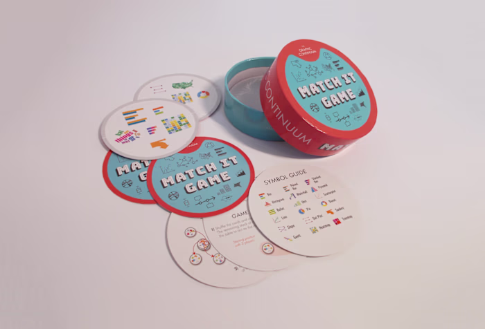 The Graphic Continuum: Match It Game