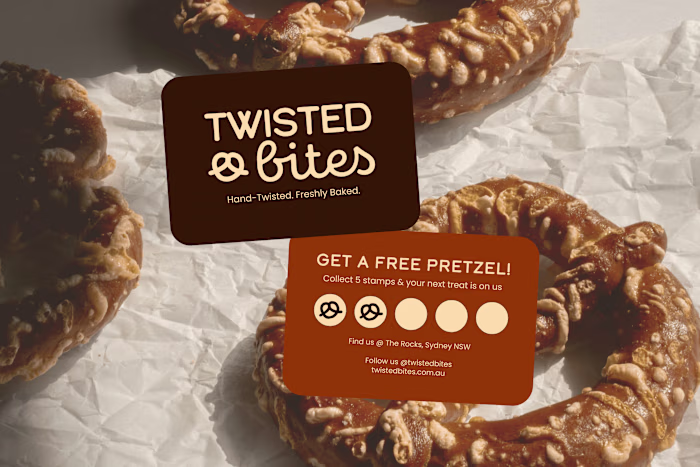 Twisted Bites – Modern Pretzel Shop Brand Identity