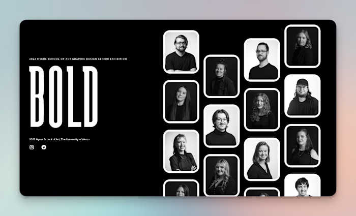 Website Design and Development for BOLD Senior Design Show