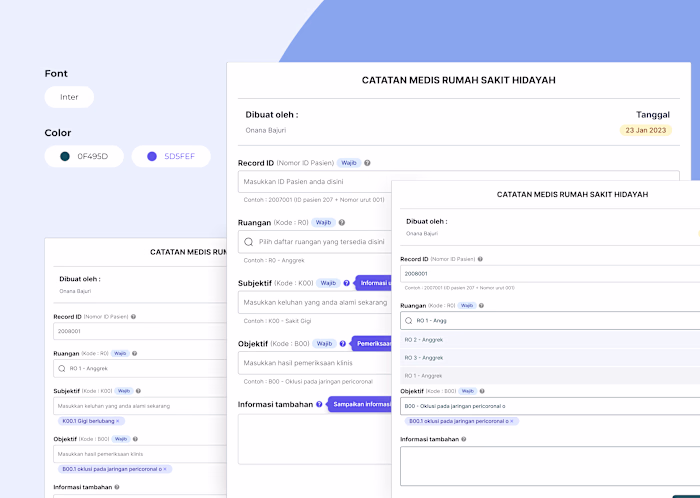 Medical Records | Input Form
