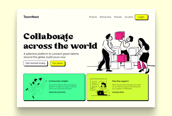 Neubrutalism Web UI :: Behance