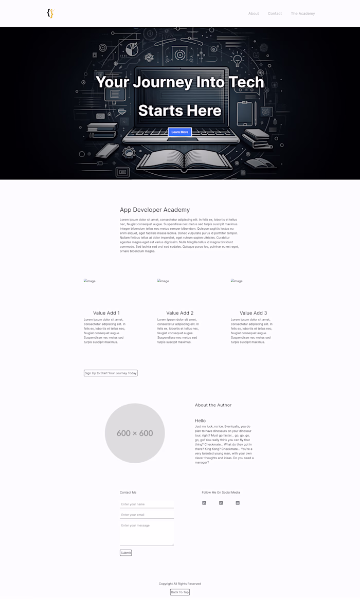 Client Project: Software Education Program Website