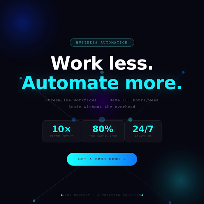 Still doing manually what a