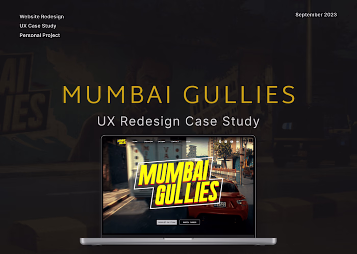 Mumbai Gullies Website Redesign