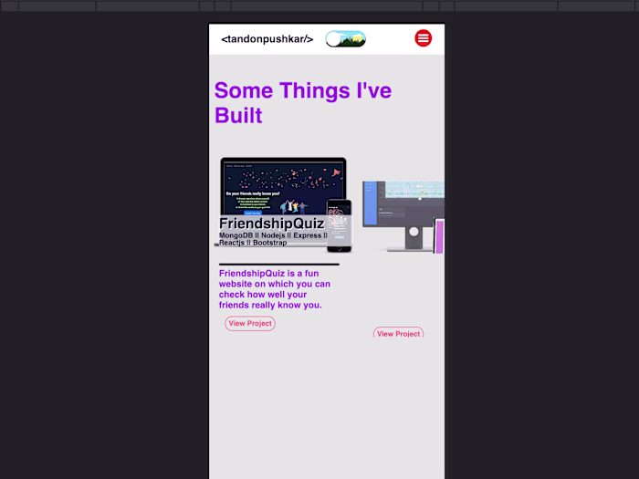 Pushkar Tandon | Portfolio