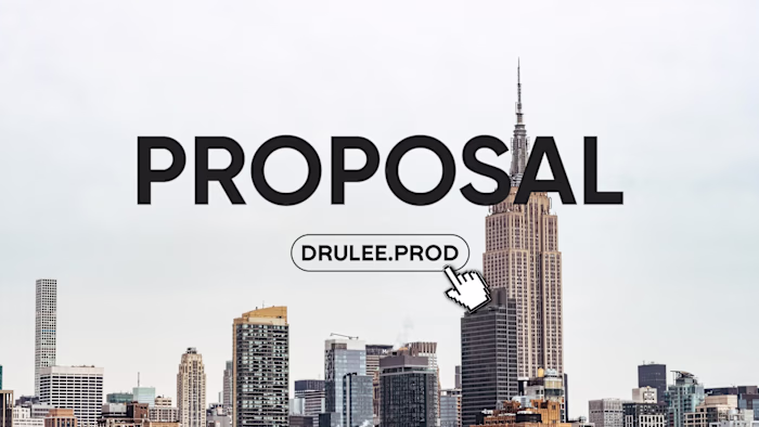 DRULEE.PROD | Design Presentation + Small Brand Identity